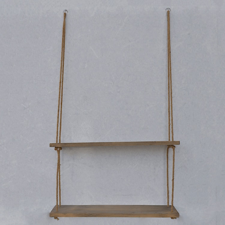 Półka wisząca Deirdre 60 cm orzech  - zdjęcie 3