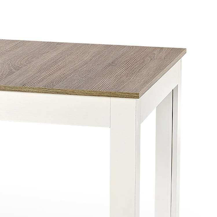 Stół rozkładany Pera 160-300x90 cm biały-dąb sonoma  - zdjęcie 5