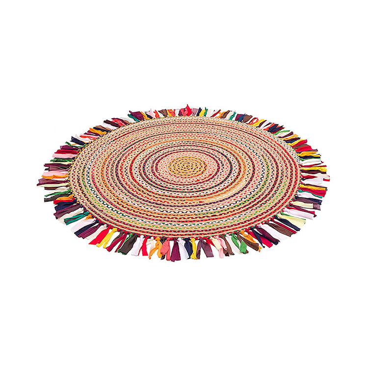 Dywan okrągły Licatestred średnica 120 cm kolorowy  - zdjęcie 2