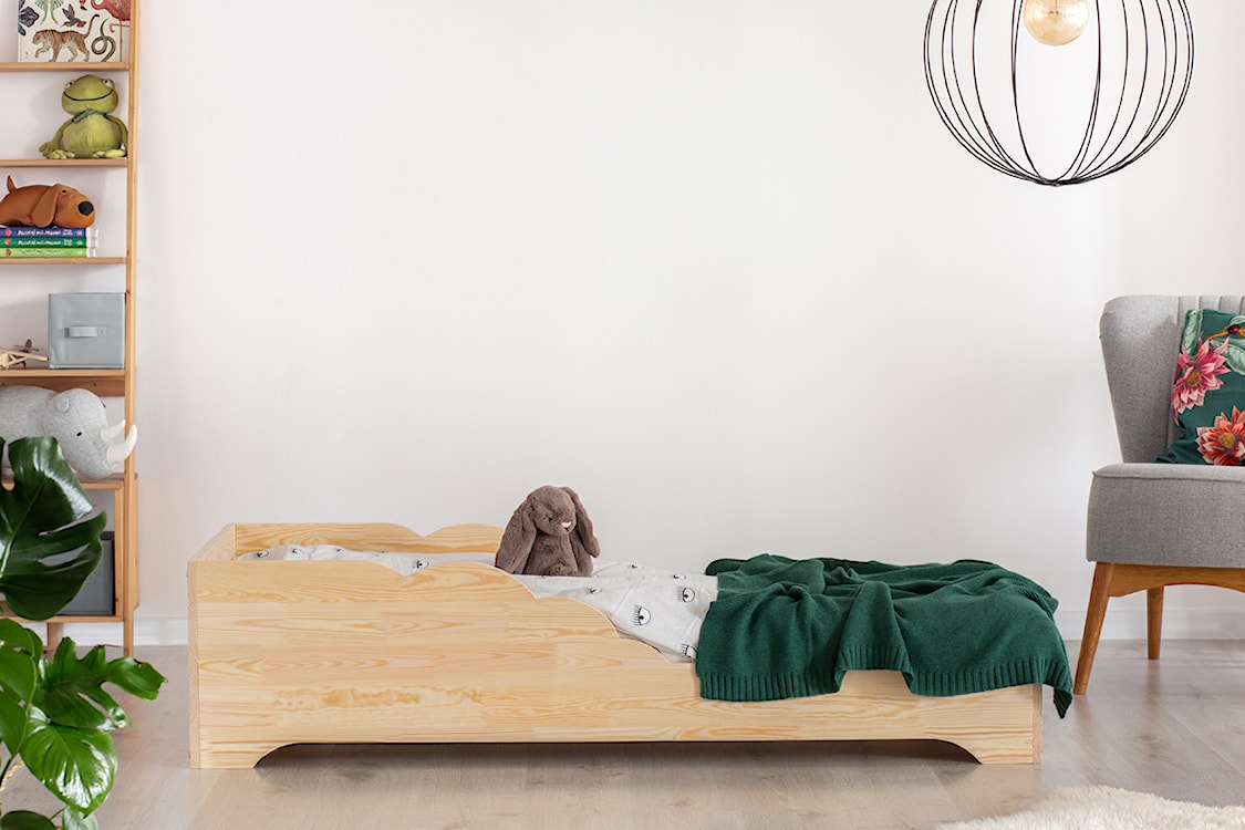 Łóżko Biden dziecięce z drewna 70x140 cm  - zdjęcie 3