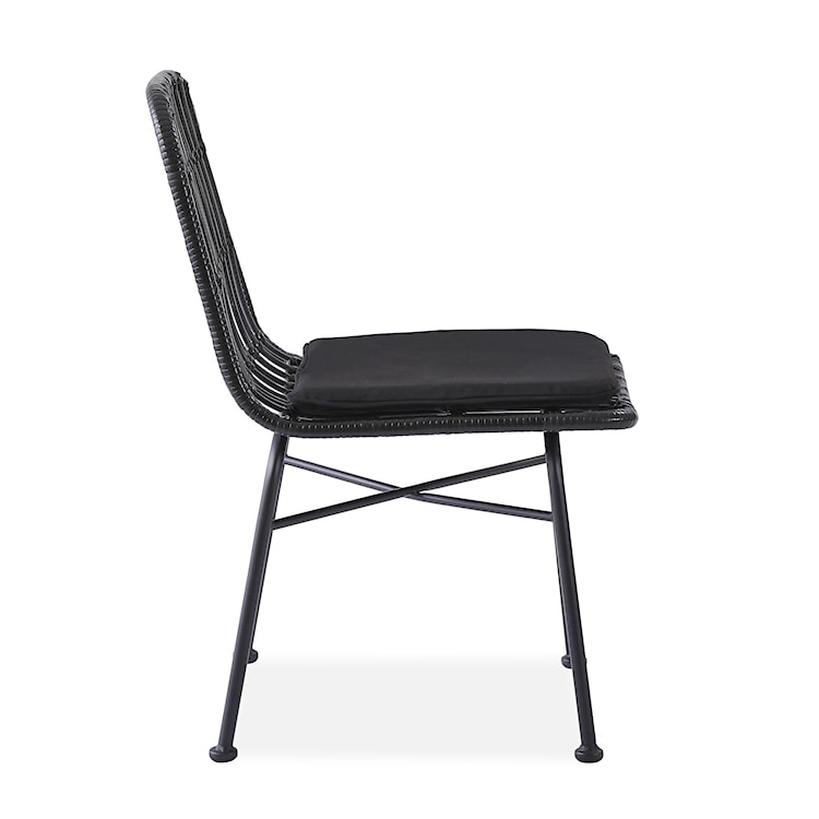 Krzesło z tworzywa sztucznego Farryn popielate  - zdjęcie 2