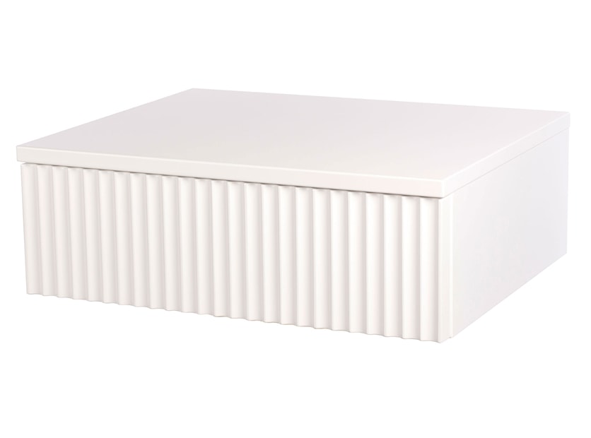 Szafka nocna Lonidos 40 cm wisząca biała lamele 