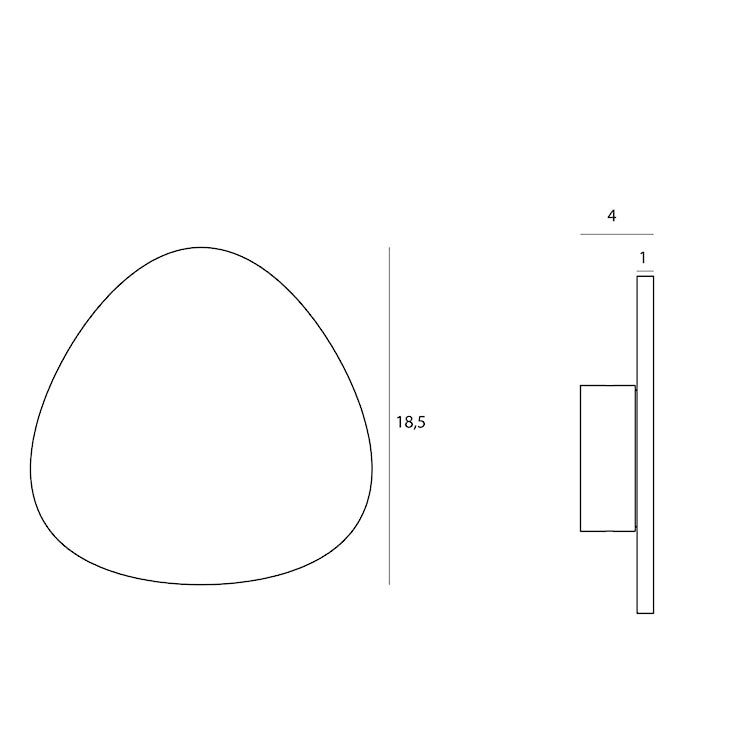 Kinkiet Kamienny Marbles Biały 6W  - zdjęcie 3