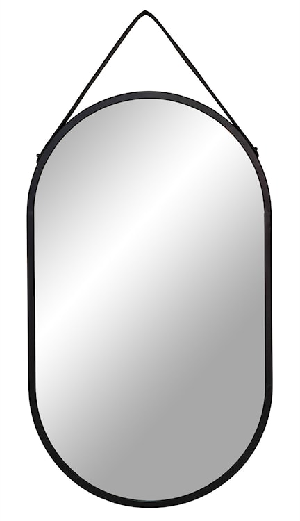 Lustro ścienne Magoita 30x60 cm z czarną ramą