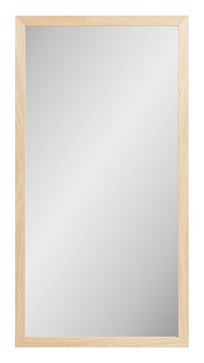 Lustro Scottsdale 75x45 cm w jasnobrązowej ramie 