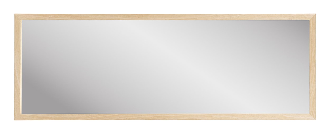 Lustro Scottsdale 110x45 cm w jasnobrązowej ramie  - zdjęcie 6