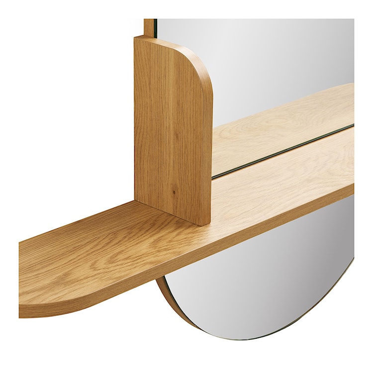 Lustro ścienne Barco 94x92 cm z półką  - zdjęcie 5