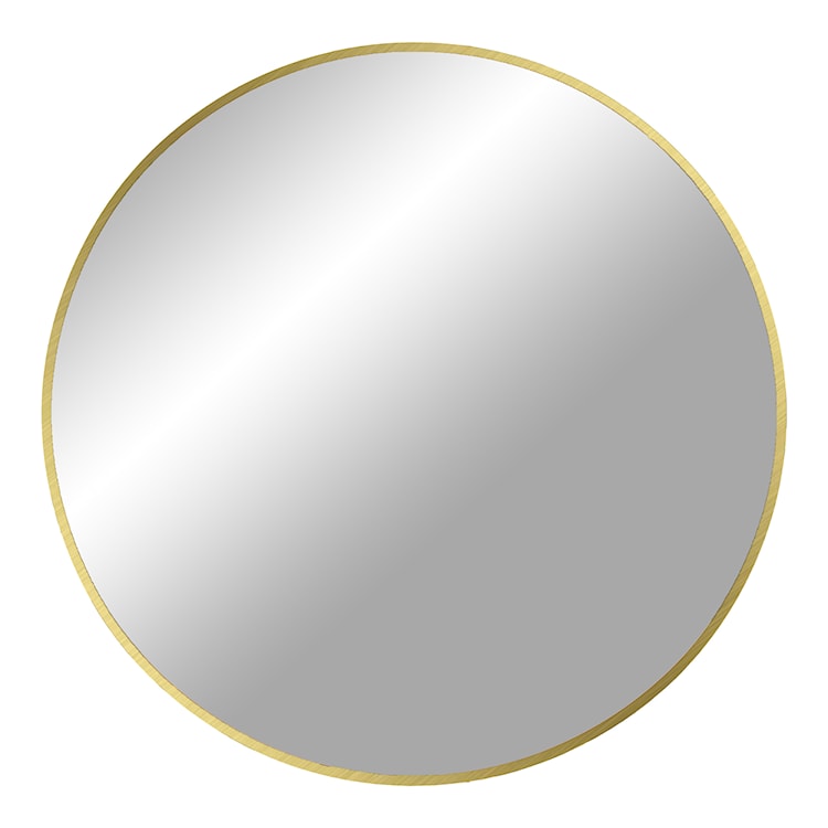 Lustro ścienne okrągłe Omanta złota rama 80 cm 