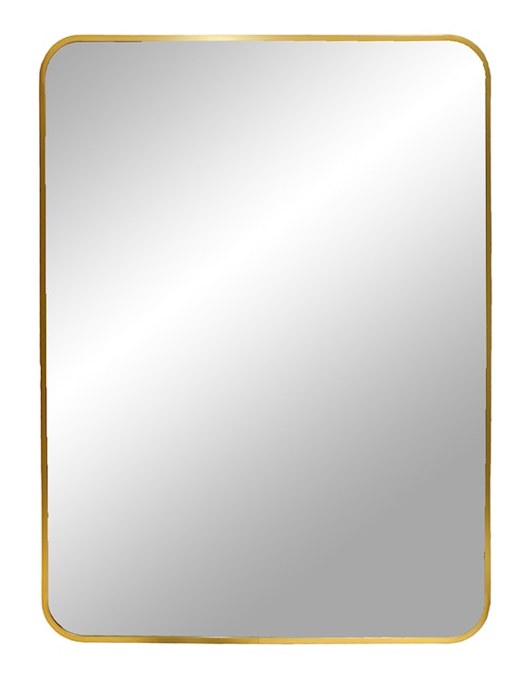 Lustro ścienne prostokątne Omanta złota rama 50x70 cm
