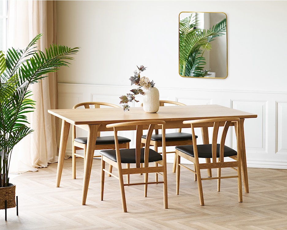 Lustro ścienne prostokątne Omanta złota rama 50x70 cm  - zdjęcie 2