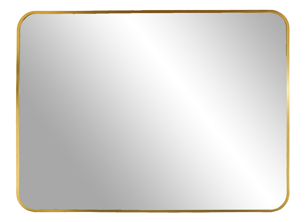 Lustro ścienne prostokątne Omanta złota rama 50x70 cm  - zdjęcie 3