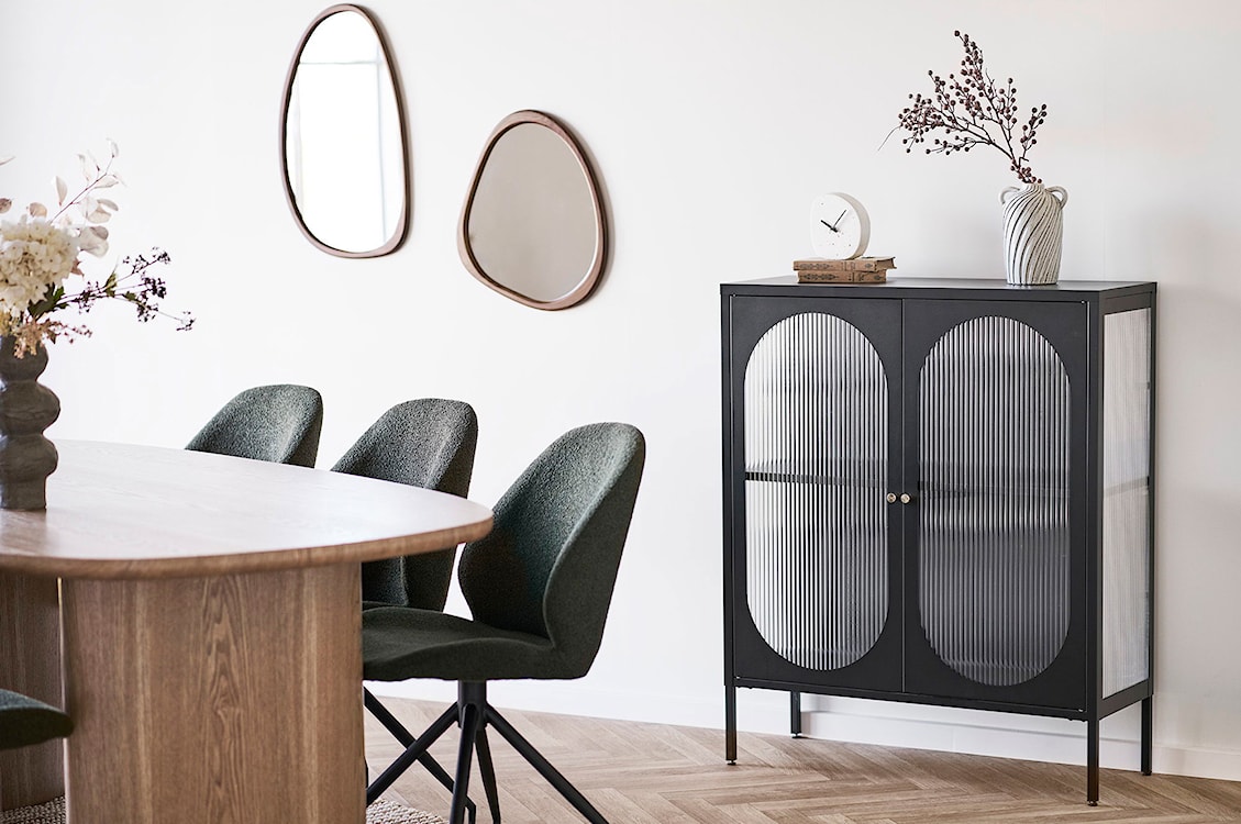 Lustro Luxon 64x38 cm w brązowej ramie  - zdjęcie 3