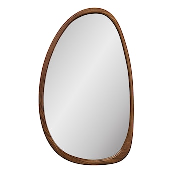 Lustro Luxon 64x38 cm w brązowej ramie