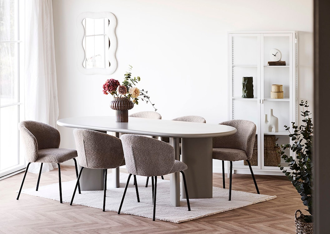 Lustro ścienne Bosaro 80x54 cm w białej ramie  - zdjęcie 2