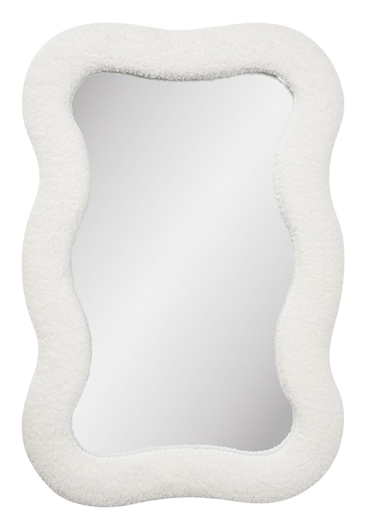 Lustro ścienne Bosaro 80x54 cm w białej ramie 