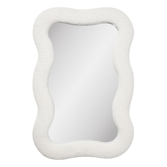 Lustro ścienne Bosaro 80x54 cm w białej ramie