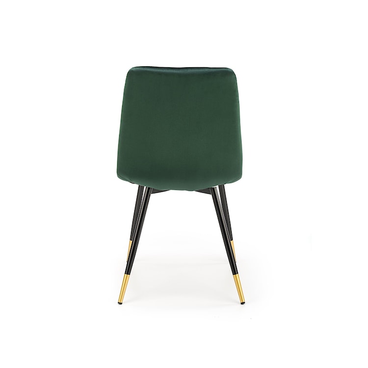 Krzesło tapicerowane Arongoron pikowane zielone  - zdjęcie 3