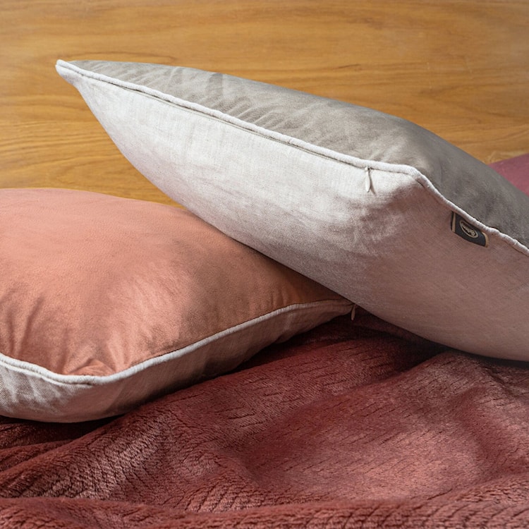 Poszewka Nuatters 45x45 cm miętowo-szara  - zdjęcie 3