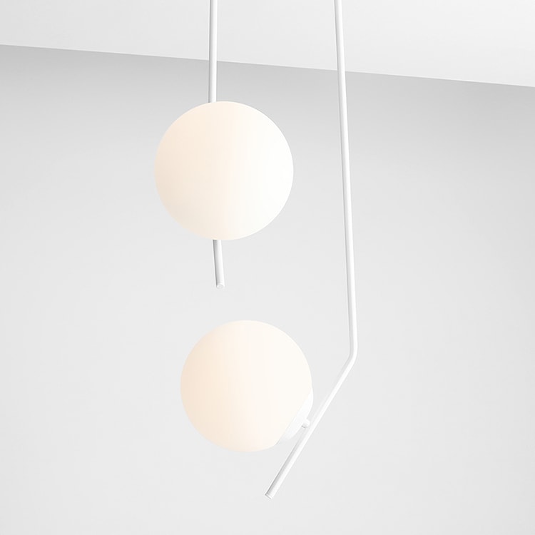 Lampa wisząca Pipeally 95 cm biała  - zdjęcie 6