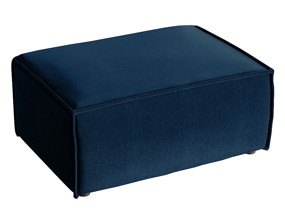 Pufa Copertino 65x90 cm granatowa welur hydrofobowy 