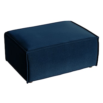 Pufa Copertino 65x90 cm granatowa welur hydrofobowy