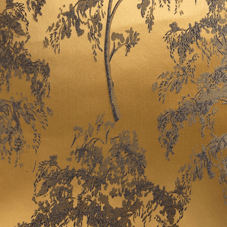 Poduszka dekoracyjna Galangat 45x45 cm złota z wzorem  - zdjęcie 3