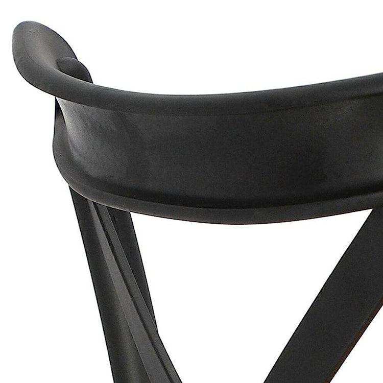 Krzesło z tworzywa Frairlo czarne  - zdjęcie 14
