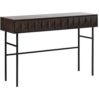 Konsola Chesseo 116,5 cm na metalowych nogach dąb espresso