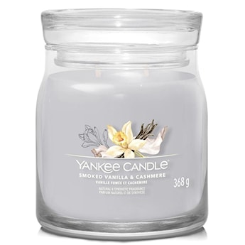 Świeca zapachowa Yankee Candle Smoked Vanilla & Cashmere 368 g