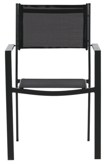 Krzesło ogrodowe Misando aluminium szare  - zdjęcie 4