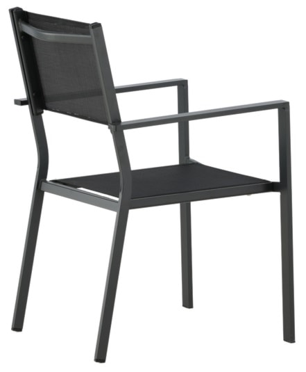 Krzesło ogrodowe Misando aluminium szare  - zdjęcie 12