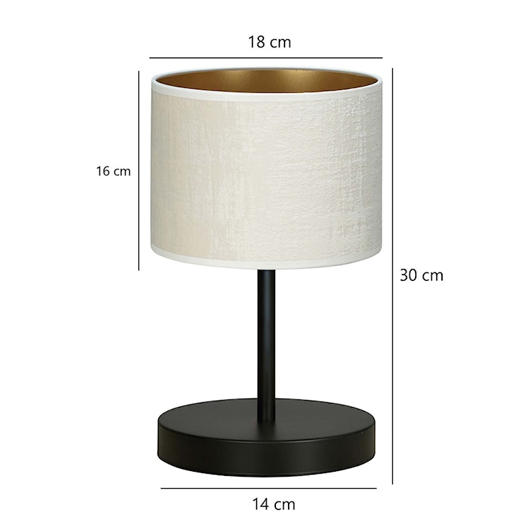 Lampka nocna Hellid średnica 18 cm biała  - zdjęcie 6