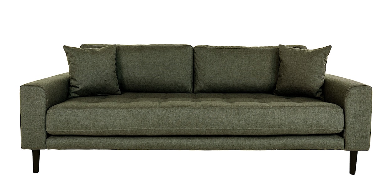 Sofa trzyosobowa Dagmarri 210 cm oliwkowa 