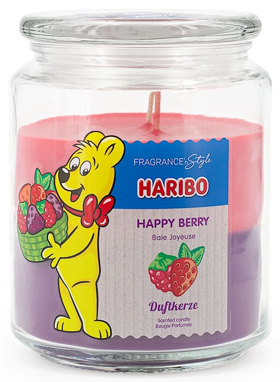 Świeca zapachowa Haribo Happy Berry 2w1 510 g 