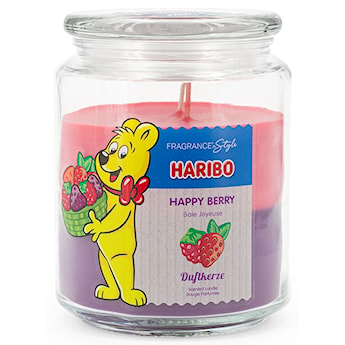 Świeca zapachowa Haribo Happy Berry 2w1 510 g