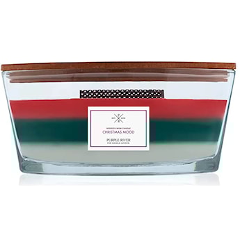 Świeca zapachowa Purple River Ellipse Tricolor Christmas Mood świąteczna 453 g