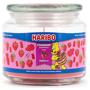 Świeca zapachowa Haribo Strawberry Happiness 300 g