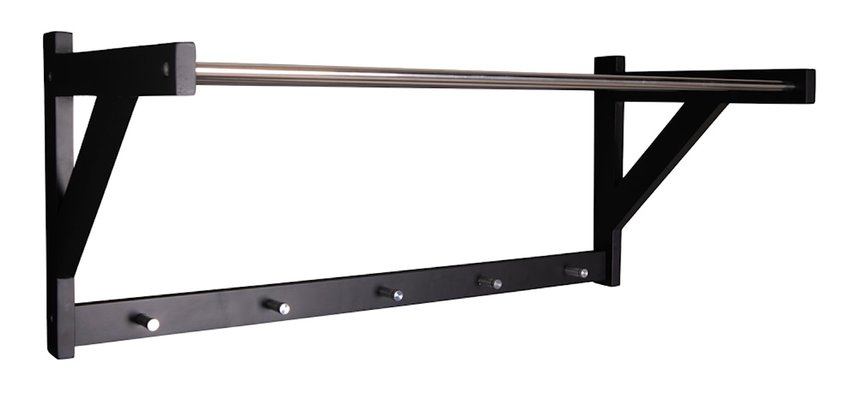 Wieszak ścienny Ponnova czarny