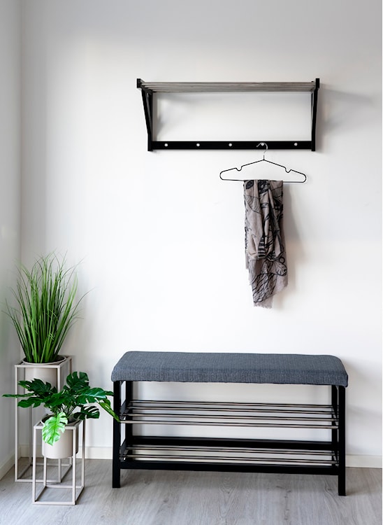 Wieszak ścienny Ponnova czarny  - zdjęcie 5