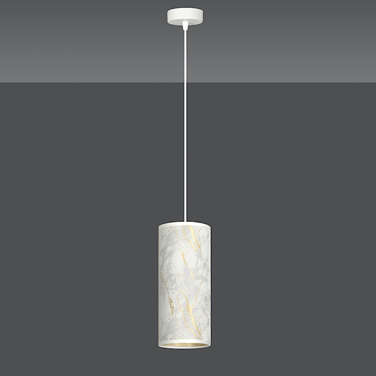 Lampa wisząca Karrla średnica 10 cm marmur  - zdjęcie 4