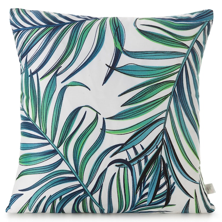 Poszewka na poduszkę Palms 40x40 cm zielono-biała 