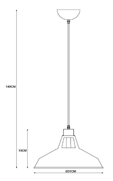 Lampa wisząca Brassy x1 czarna  - zdjęcie 6