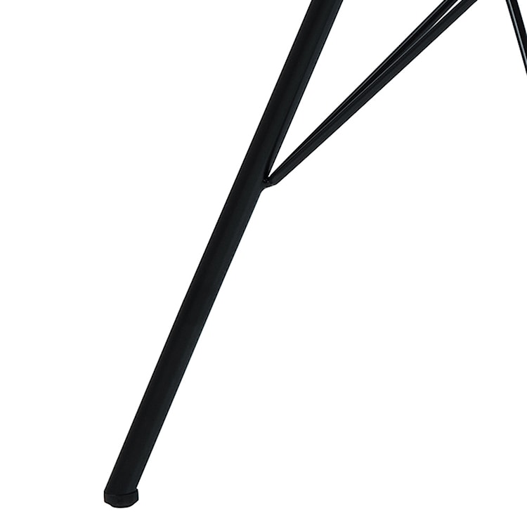 Krzesło tapicerowane Sapodilla ciemnozielone na czarnych nóżkach  - zdjęcie 8