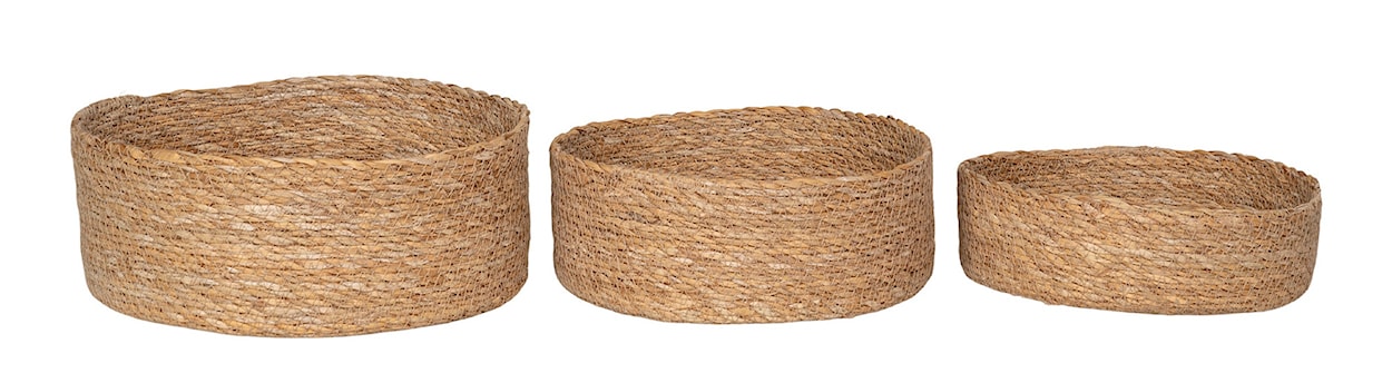 Zestaw trzech koszy Batam trawa morska