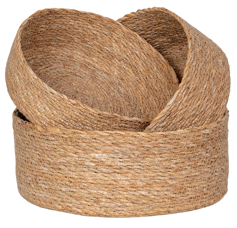 Zestaw trzech koszy Batam trawa morska  - zdjęcie 3