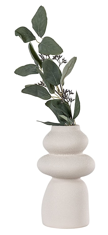 Wazon ceramiczny Velas 26,5 cm beżowy  - zdjęcie 6