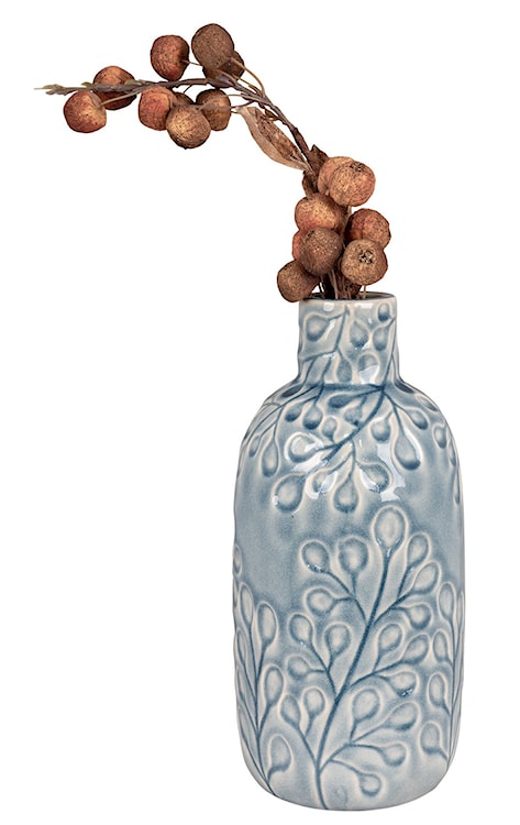 Wazon ceramiczny Velas 26 cm niebieski  - zdjęcie 4