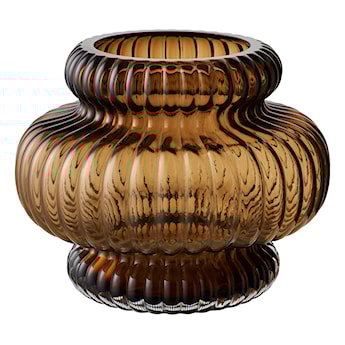 Wazon szklany Coveric 16 cm brązowy
