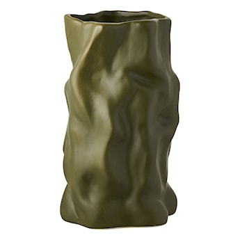 Wazon ceramiczny Velas 25,5 cm ciemnozielony