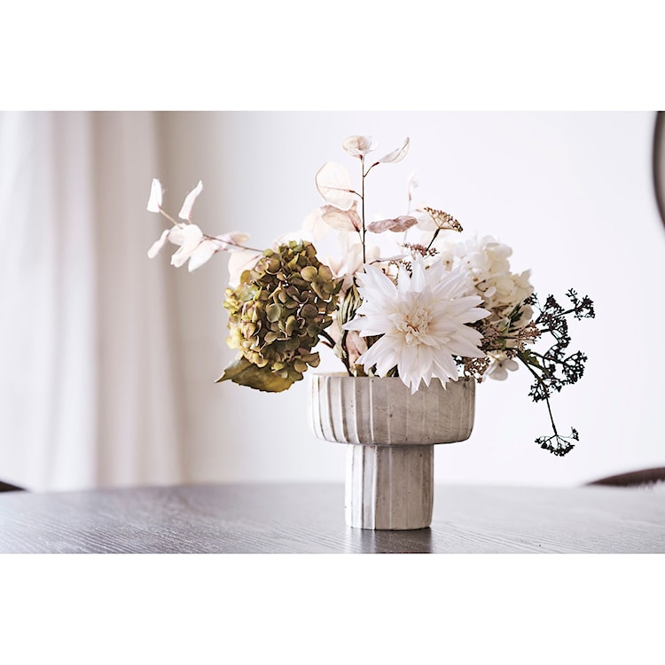 Wazon ceramiczny Selfill 18,5 cm beżowy  - zdjęcie 2